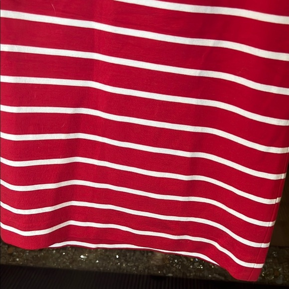 NWT Banana Republic Red and White Pencil Skirt Knee-Length size 6 - Picture 6 of 10